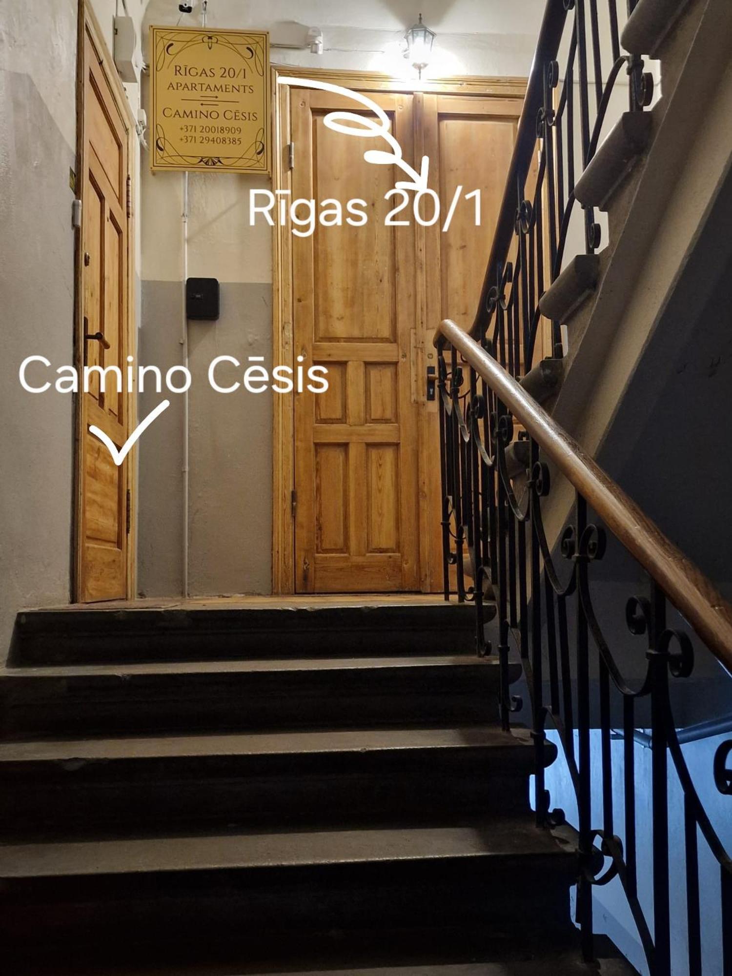 Rigas 20/1 Apartaments Cēsis Esterno foto